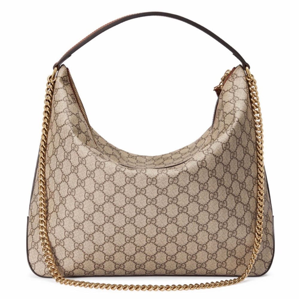 🎉SOLD‼️NWT Gucci GG Supreme Large Hobo - Picture 1 of 10